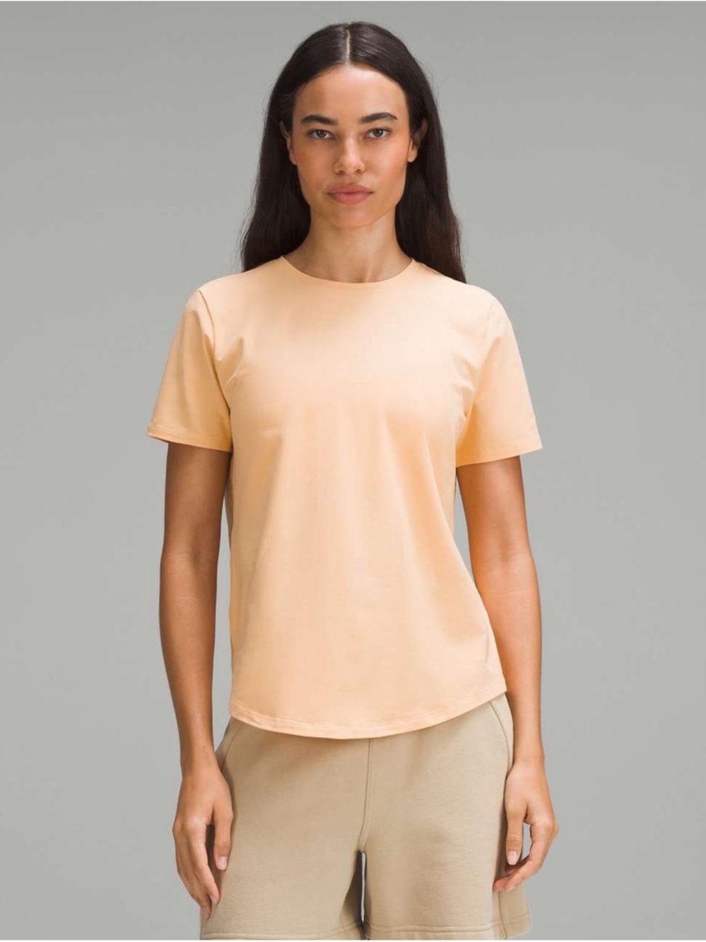 Lululemon Love Crew T Shirt Size 12
Soft Cotton Orange Relaxed Fit
Workout
